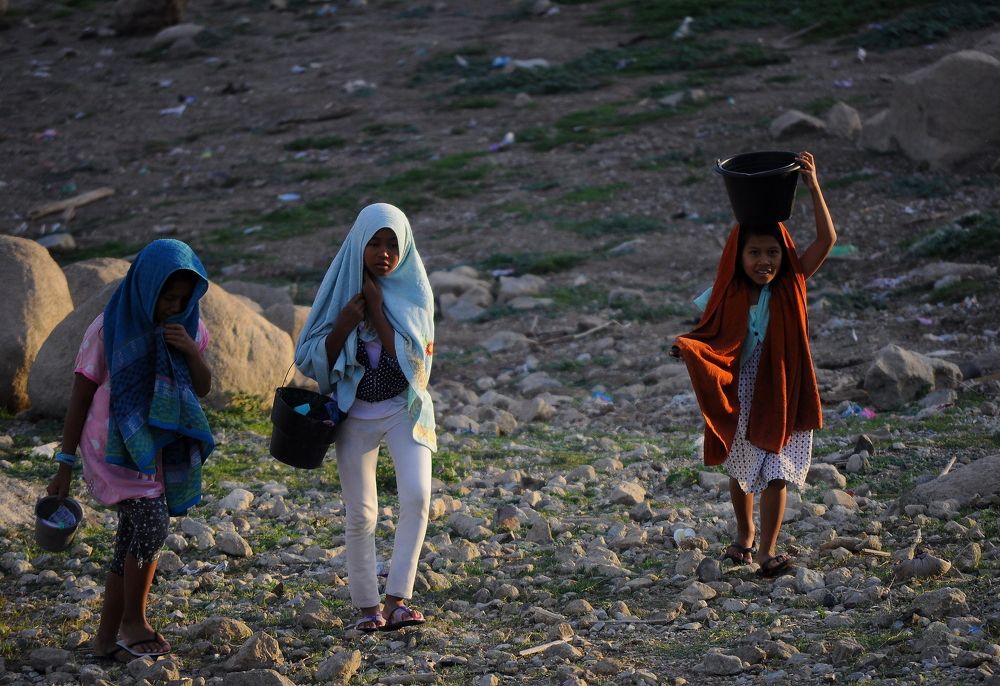 Going to get home after had watering