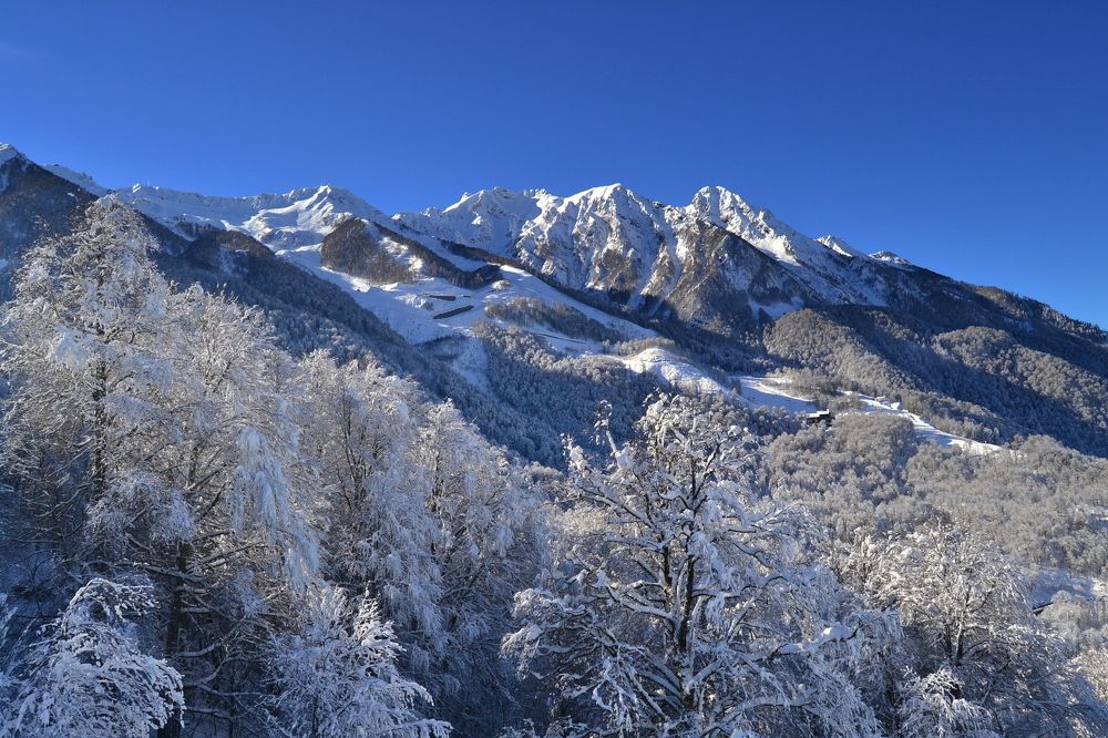 Зима в горах