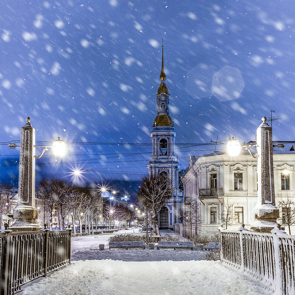 Снежный Петербург