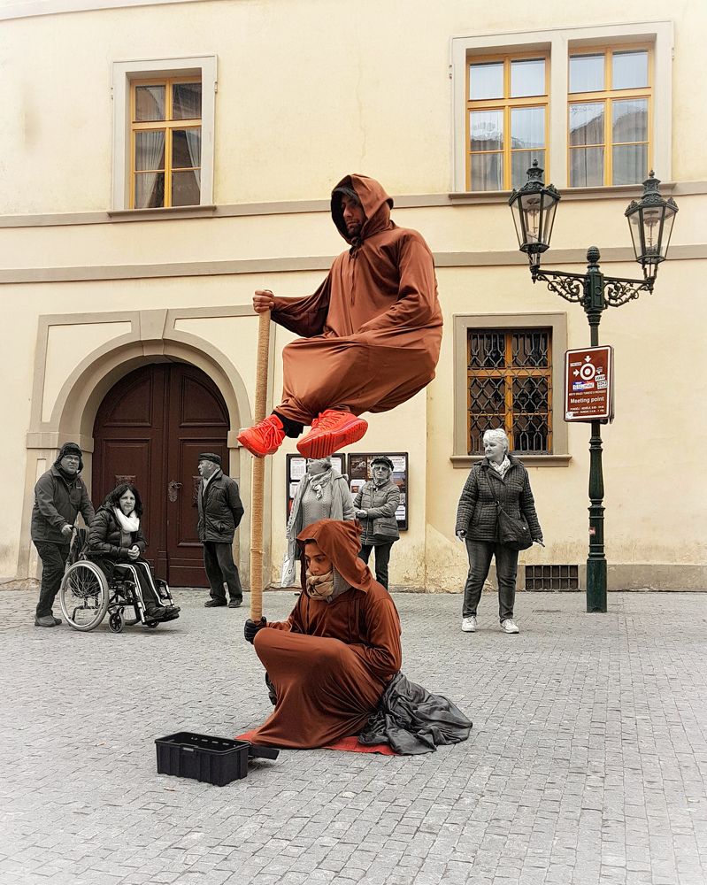 На улицах Праги