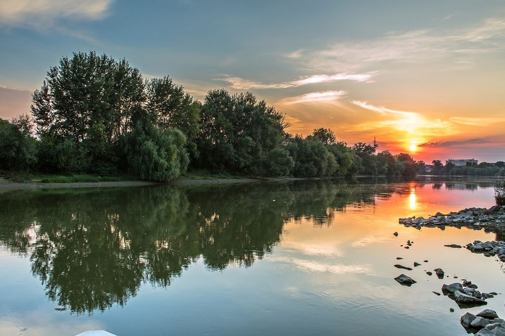 Reflections at the river