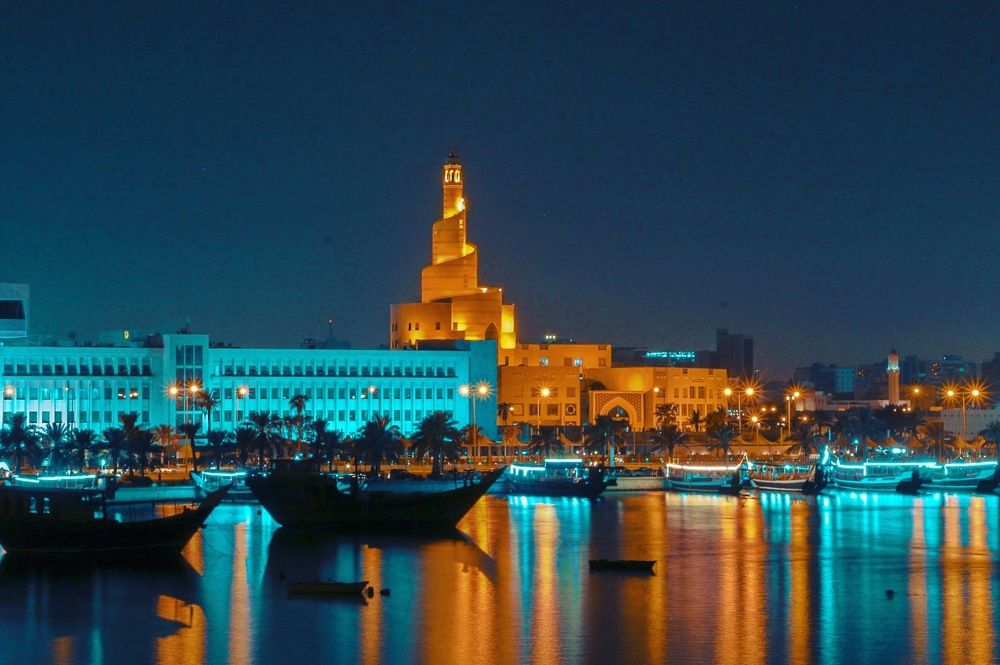 Beauty of doha teal and orange photography