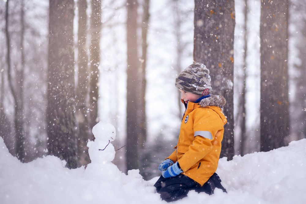 встреча со снеговиком