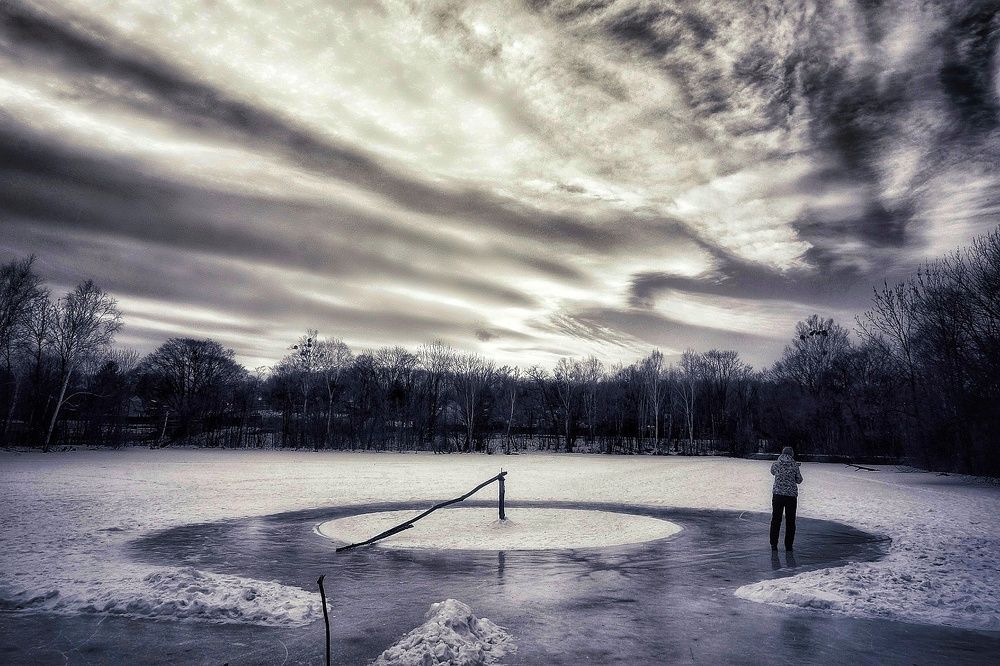 Зима в деревне