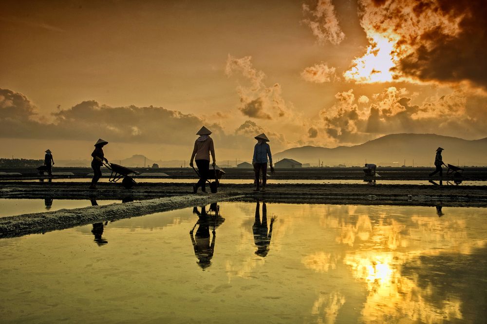 Cuộc sống Diêm Dân muối