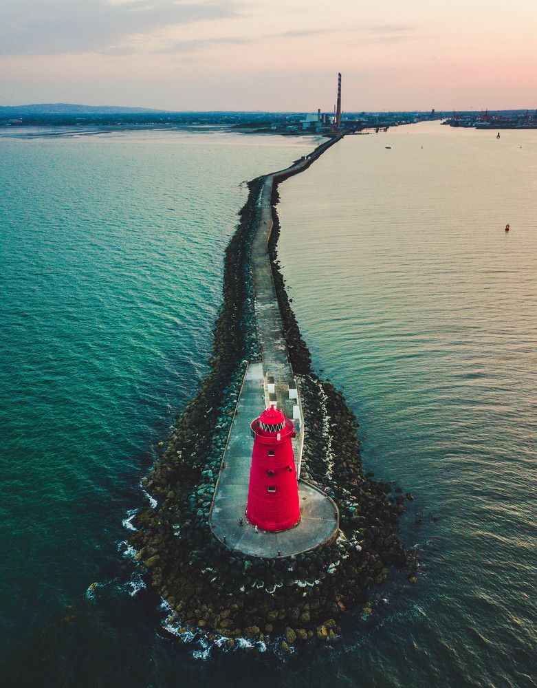 Poolbeg Lighthouse - Dublin, Ireland