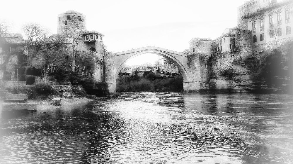 Old bridge in Mostar/Bosnia and Herzegovina