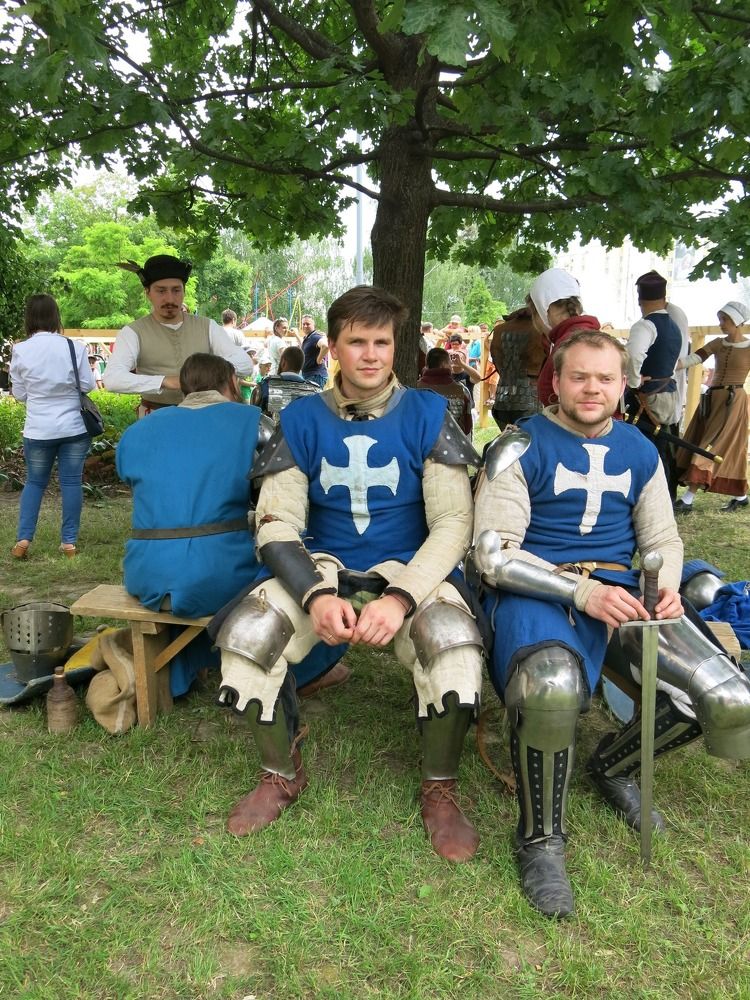 Отдых перед сражением.