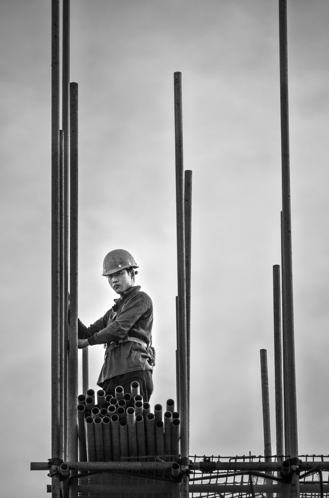 Image of Chinese builder