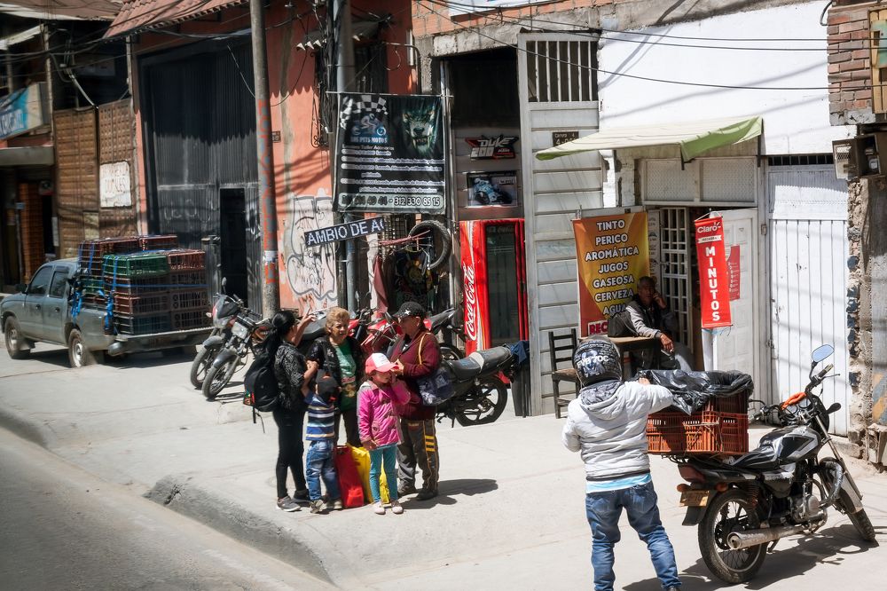 Meeting on the street