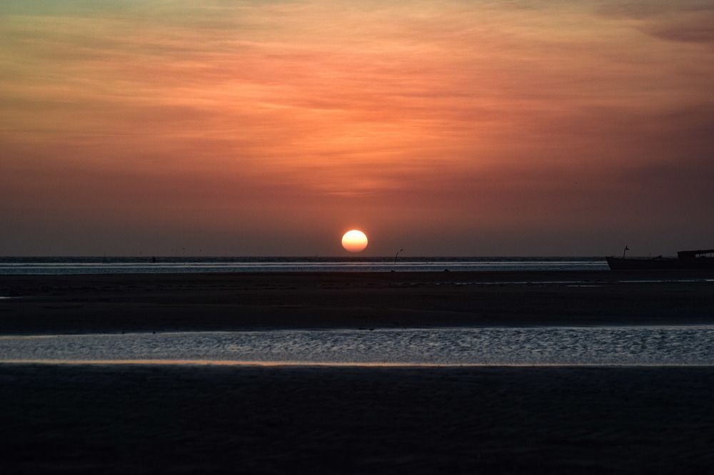 Sunset at Payum Beach, Merauke, Indonesia