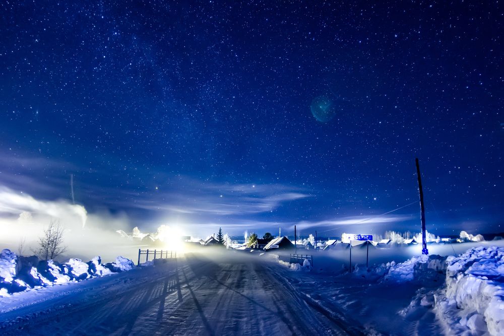 Морозный уют ночи