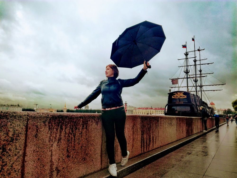 Нет плохой погоды. No bad weather.