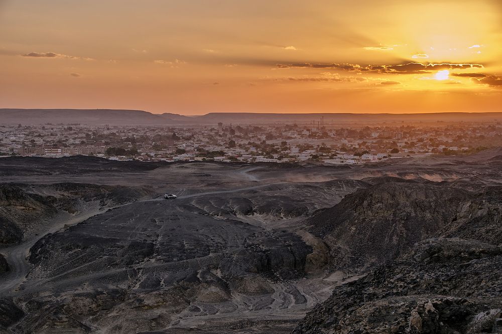 Sunset on the mountain
