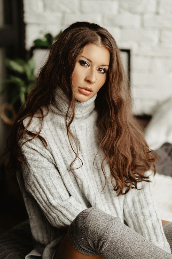 Уютная девушка