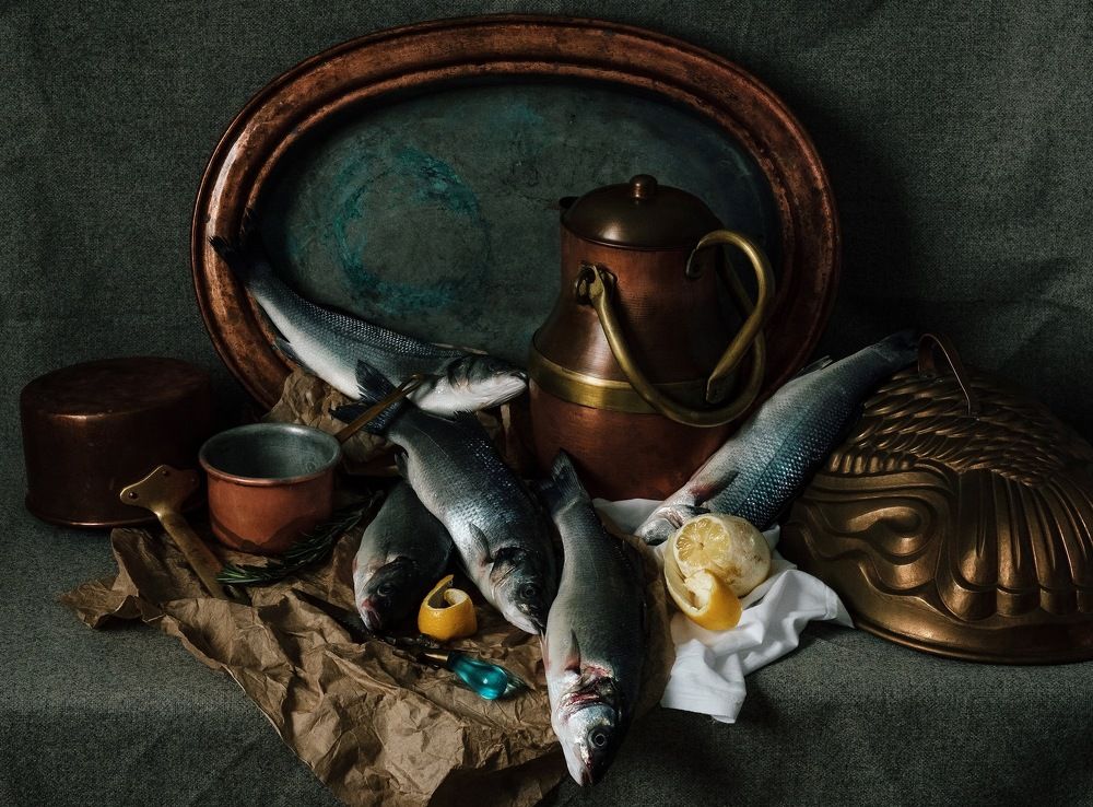 Натюрморт с рыбой