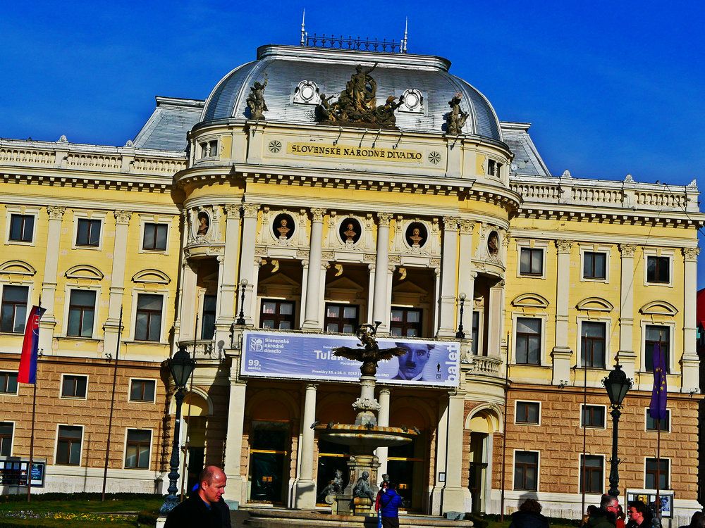 Slovak National Theatre. Bratislava, Slovakia