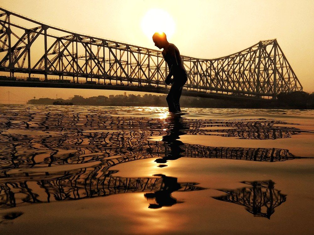 Sunset in Calcutta