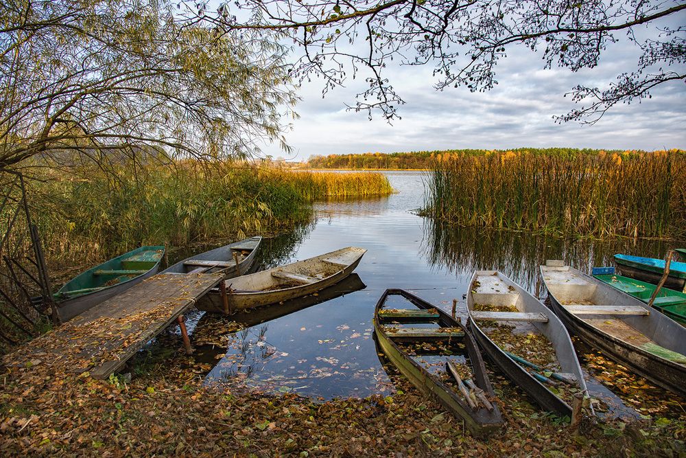 Осень на лодочной станции