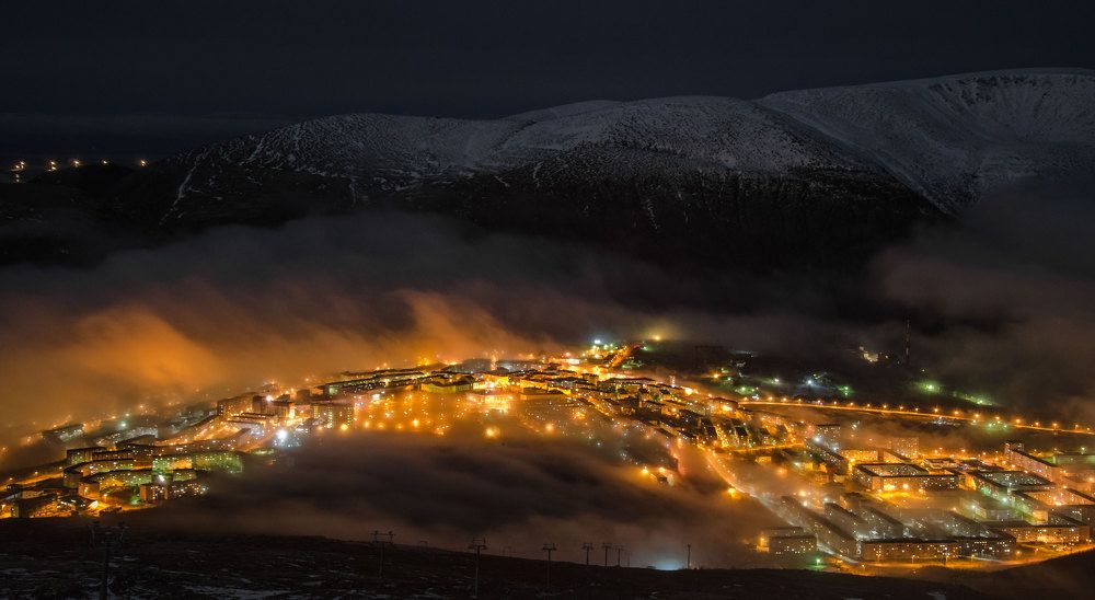 Город в молоке