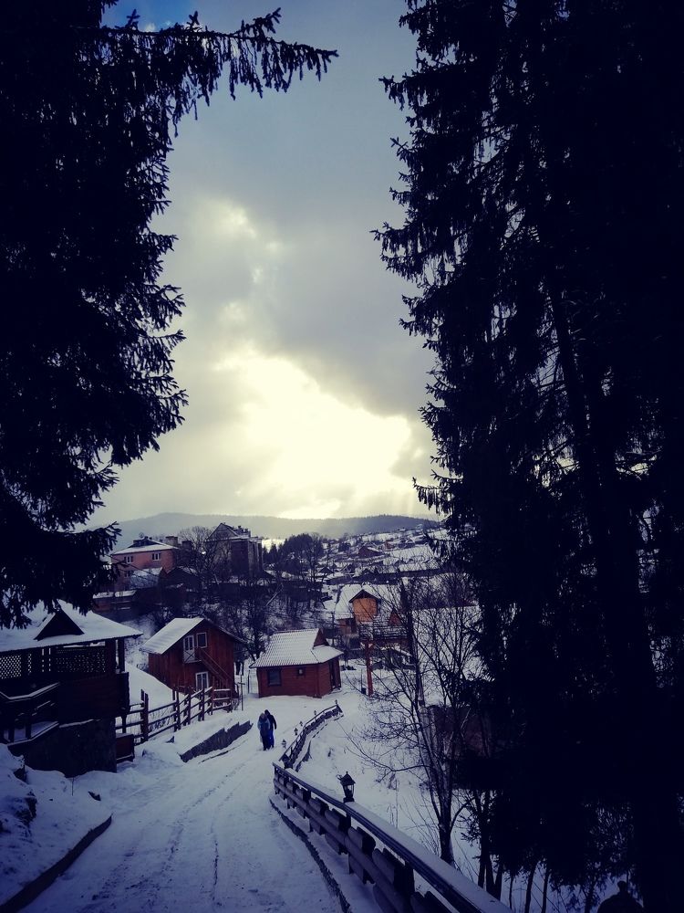 Зимно в Карпатах