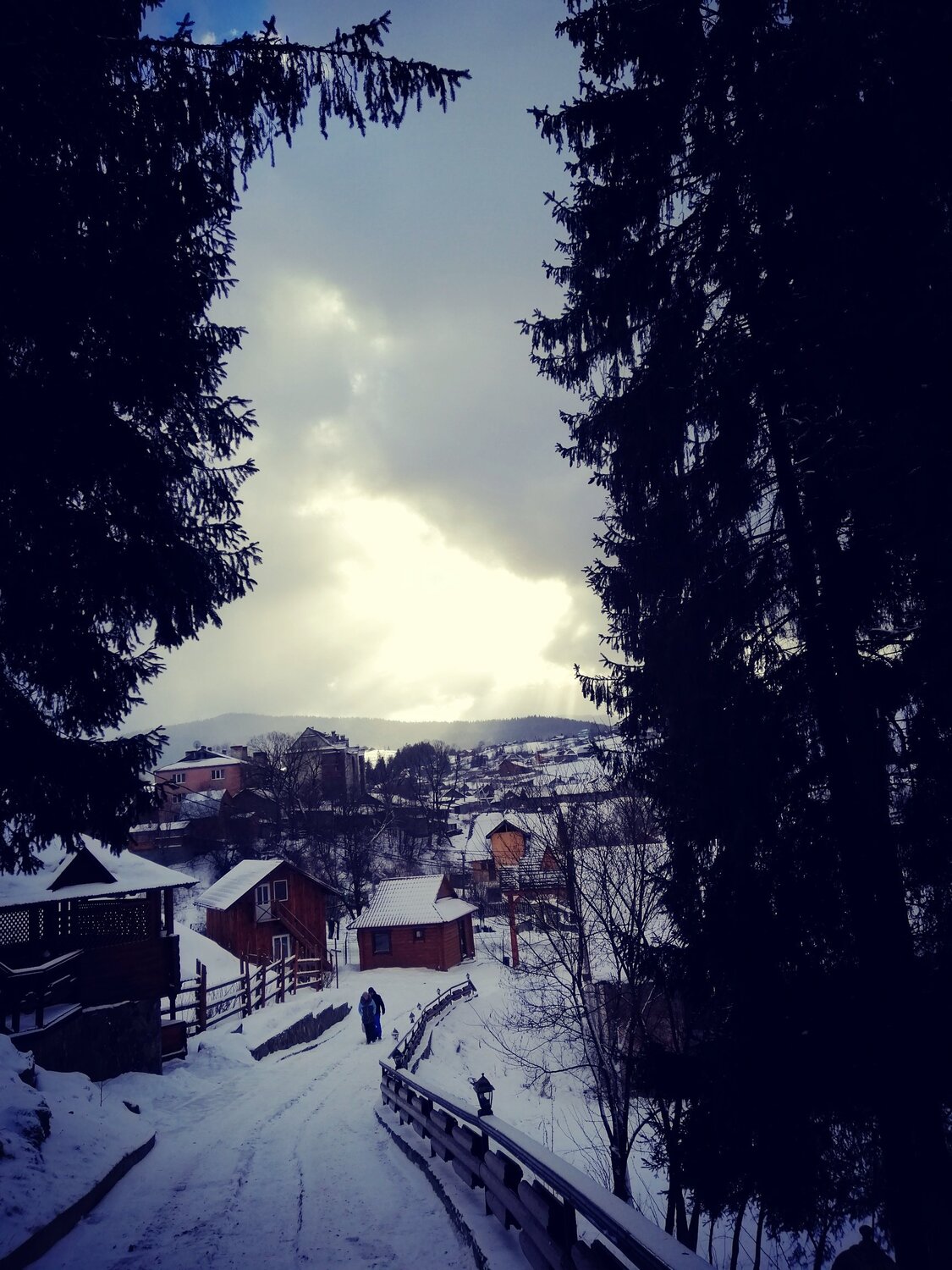 Зимно в Карпатах