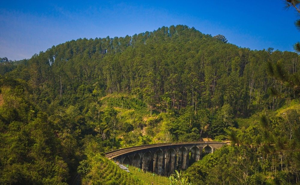 Demodara nine arch railway bridge