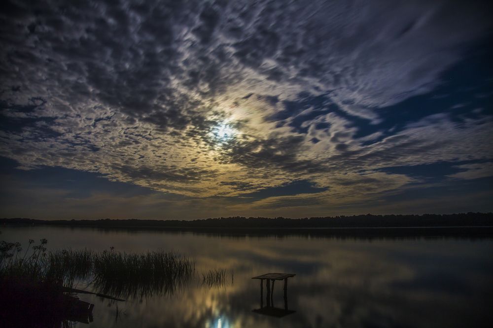 Лунная ночь на Волге