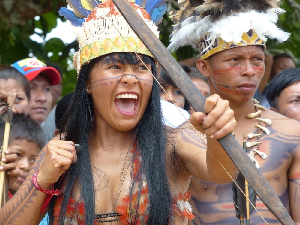 Native brazilian woman
