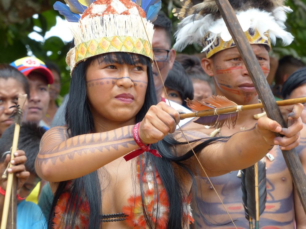 Native brazilian woman