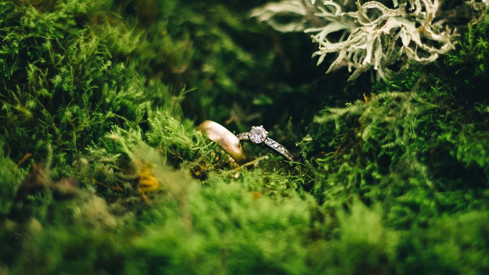 Эко-подушка для колец