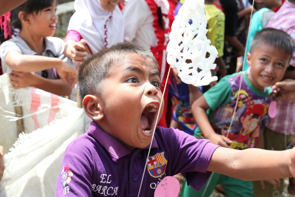 very hungry boy saw crackers