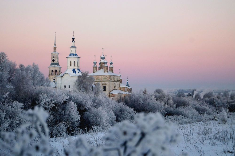 В морозный день