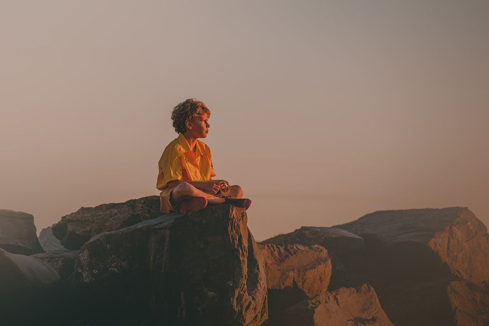 on the shore of childhood