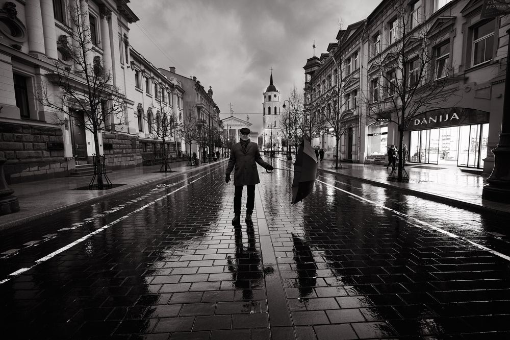 Дождь на проспекте