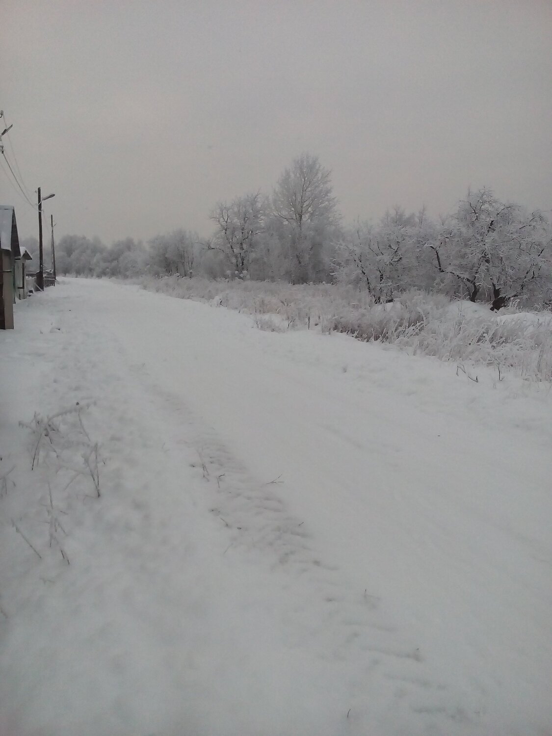 Зима в деревне