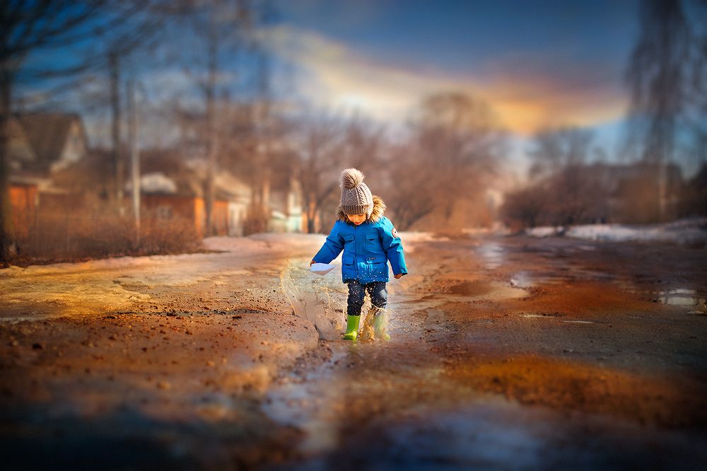 Бумажный кораблик