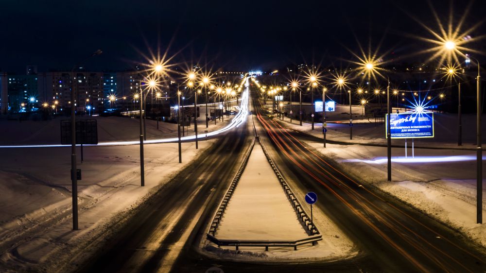 Огни ночного города