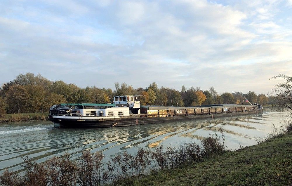 Канал Дортмунд-Эмс. Германия.  Dortmund-Ems-Kanal. Deutschland.