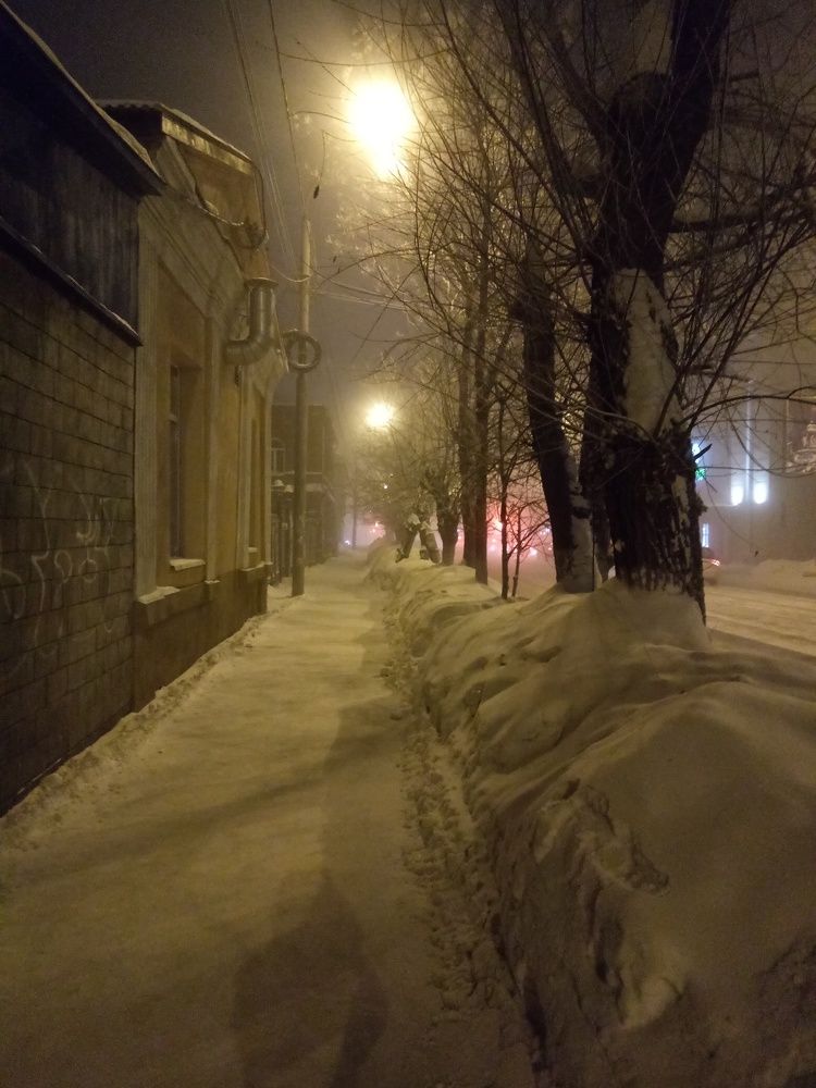 Замороженный город Томск