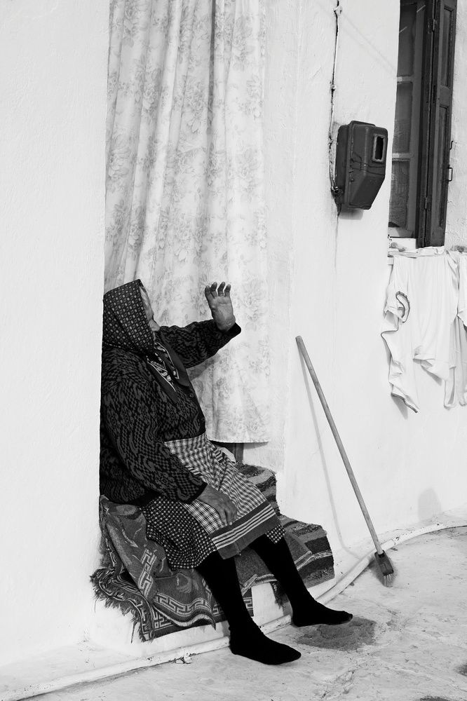 People from the villages. Naxos island