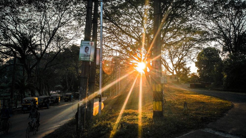 Evening Sunset at ONGC Colony, Guwahati