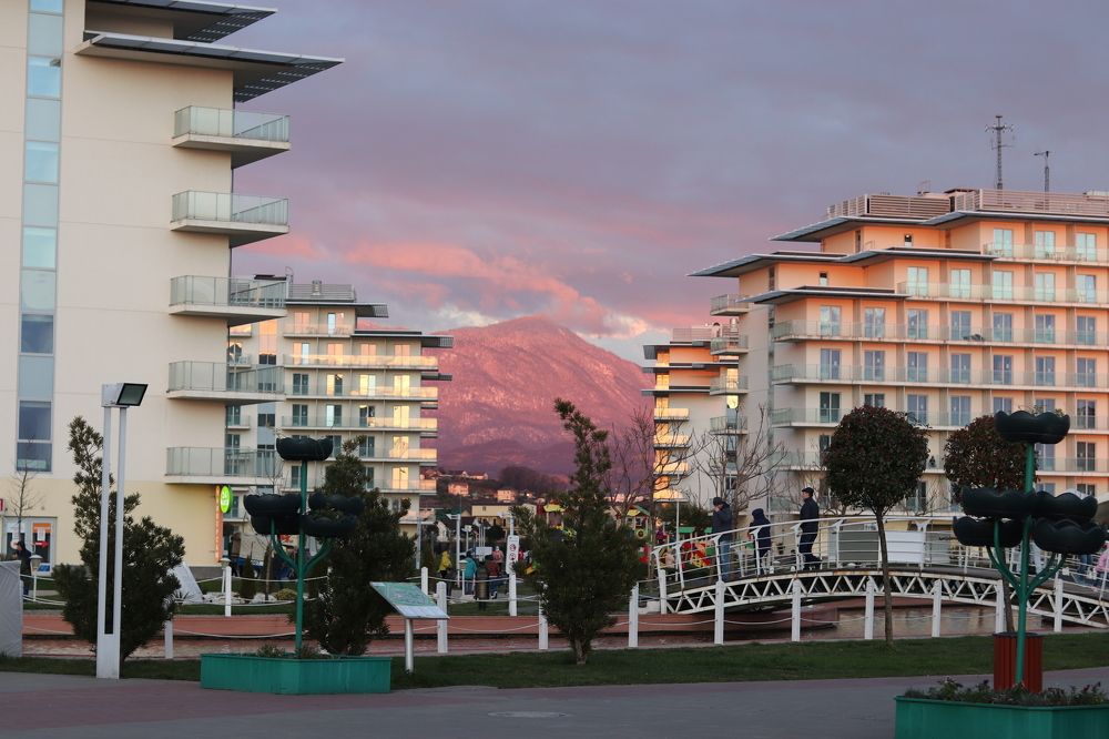 Сочи парк отель , закат