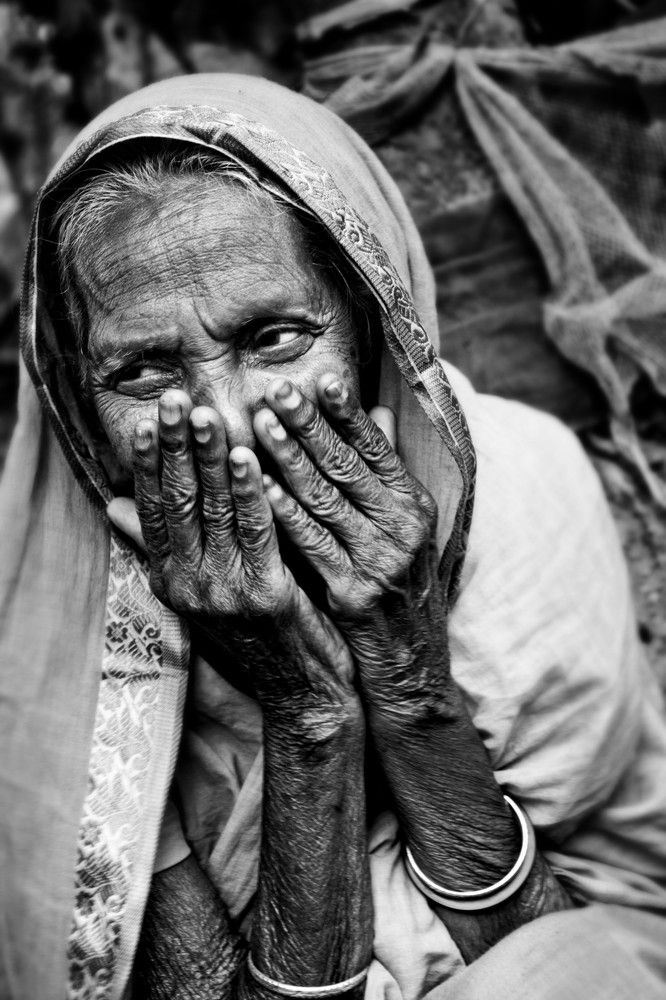 The Old lady of a Village