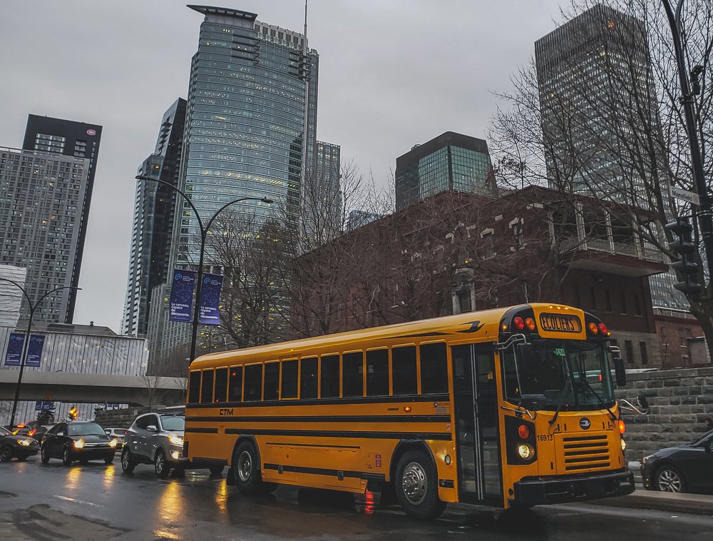 School Bus in Montréal