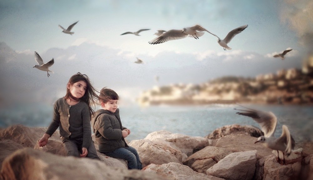 Зимой на море