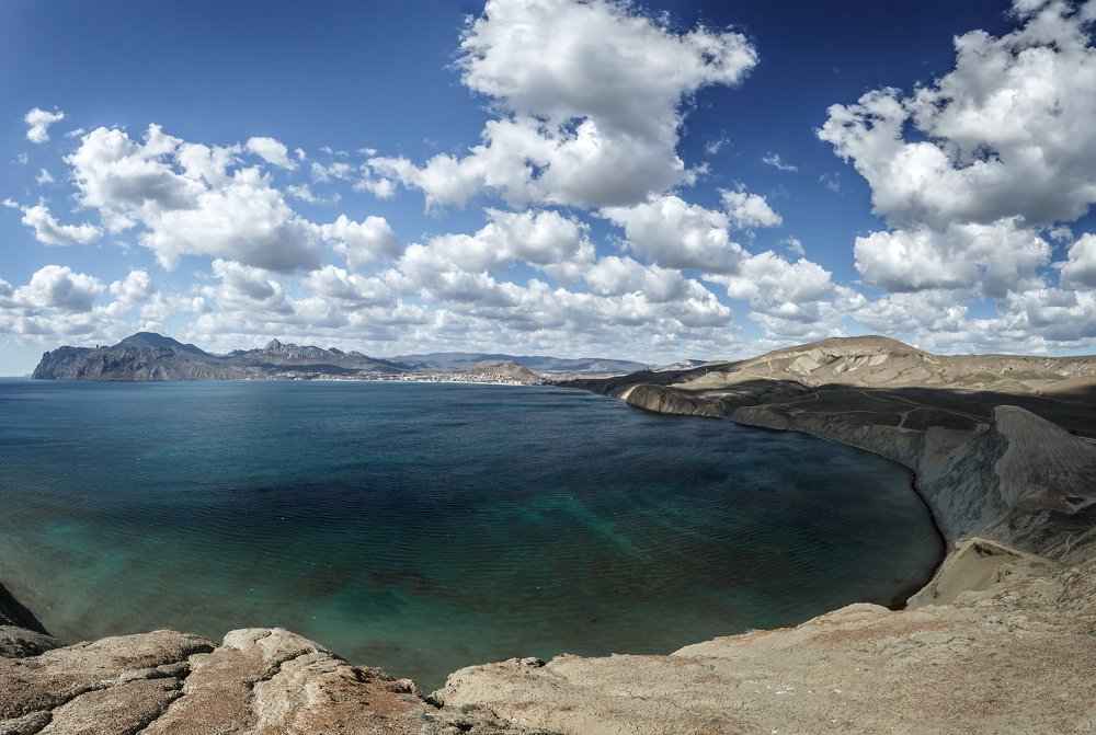 Панорама с видом на Коктебель