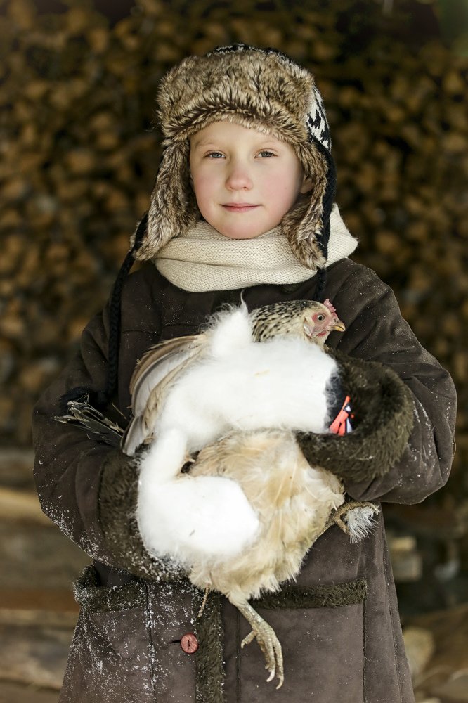 Зима в деревне