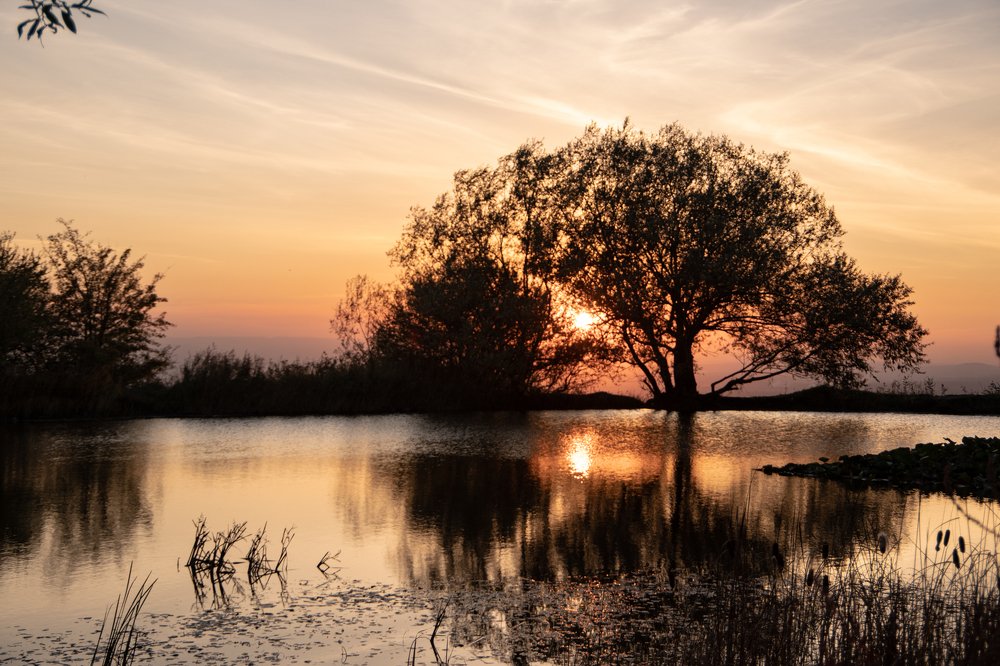 Закат над Ведьминим озером