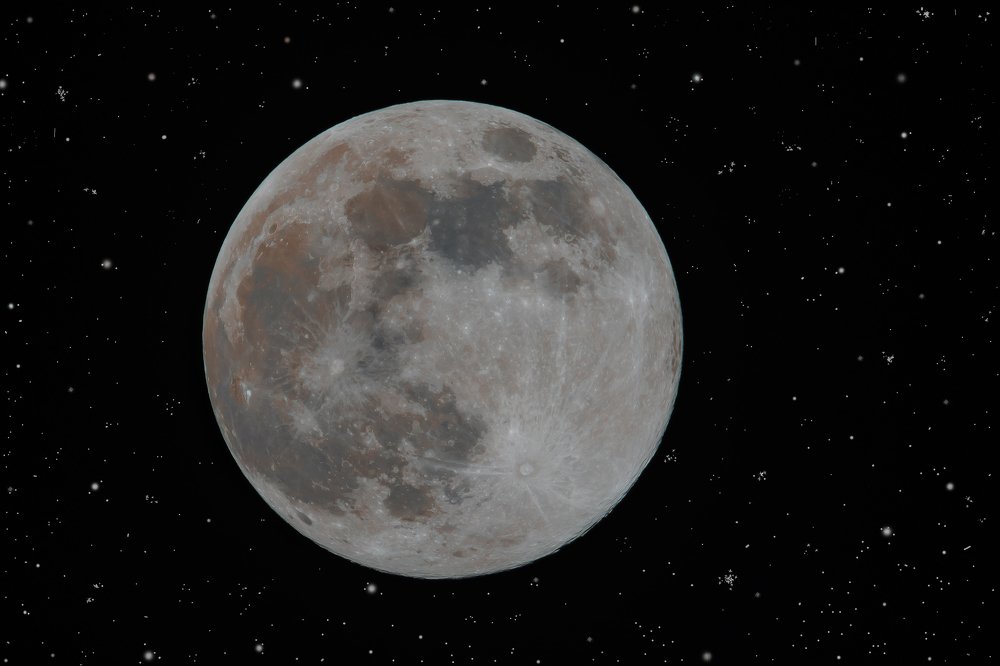Full moon in the perigee, 03.21.2019